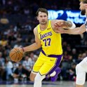 21 točk Dončića v 16 minutah ob zmagi Lakersov na ogrevanju s Kingsi